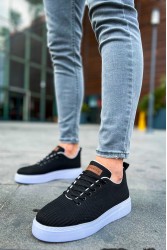 Erkek Sneaker - Siyah Beyaz - 413