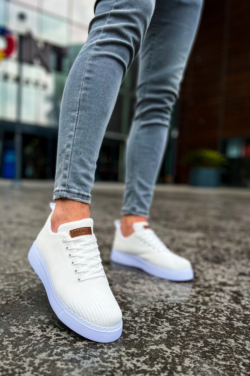 Mens Sneakers - White - 413