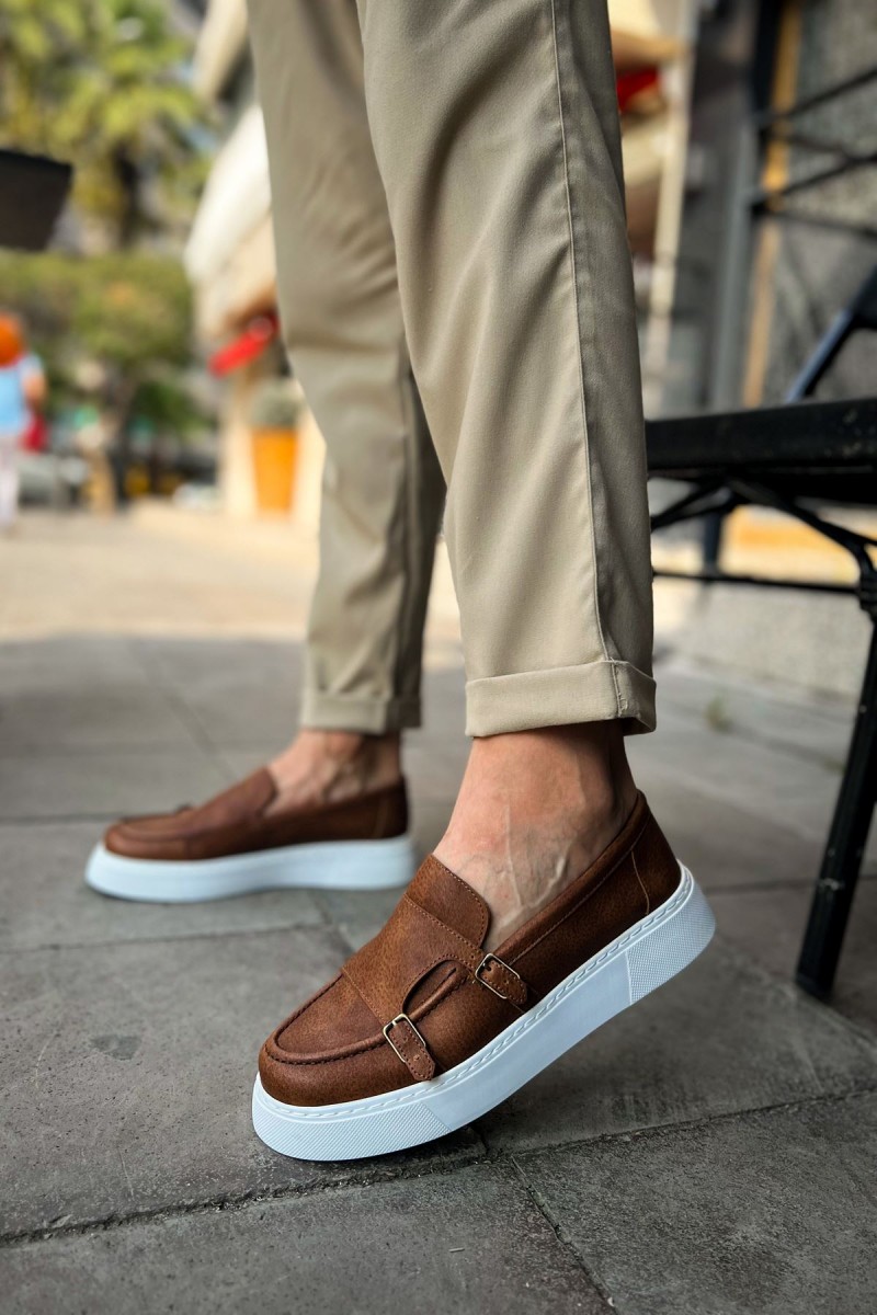 Mens Moccasin - Tan - 417