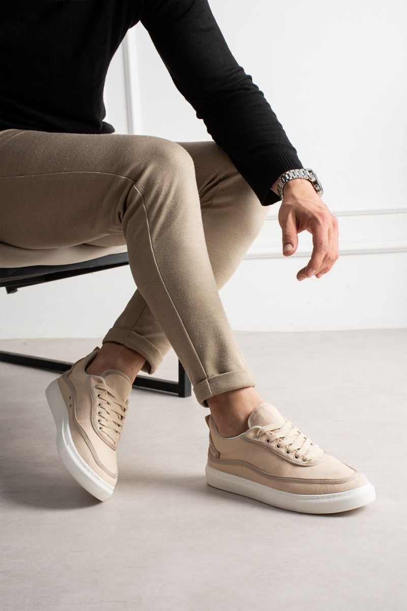 Erkek Sneaker - Bej - 625