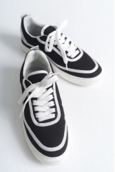 Erkek Sneaker - Siyah Beyaz - 625