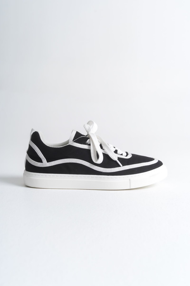 Erkek Sneaker - Siyah Beyaz - 625