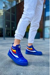 Erkek Bot - Lacivert Rugan  - 973