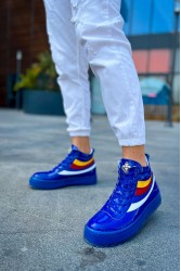 Erkek Bot - Lacivert Rugan  - 973