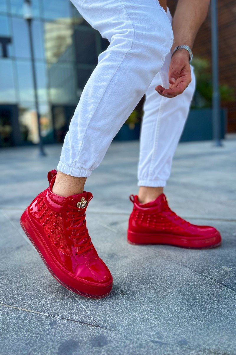 Erkek Bot - Kırmızı Rugan  - 973