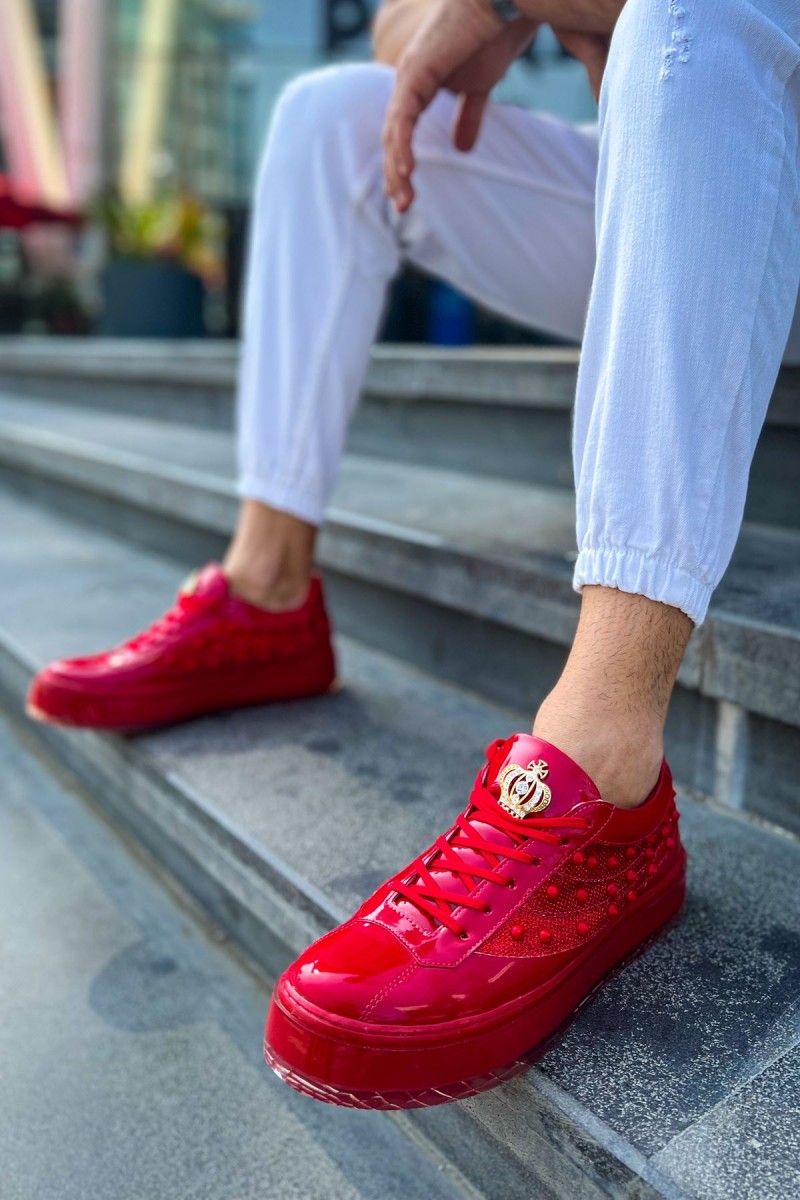 Erkek Sneaker - Kırmızı  - 975