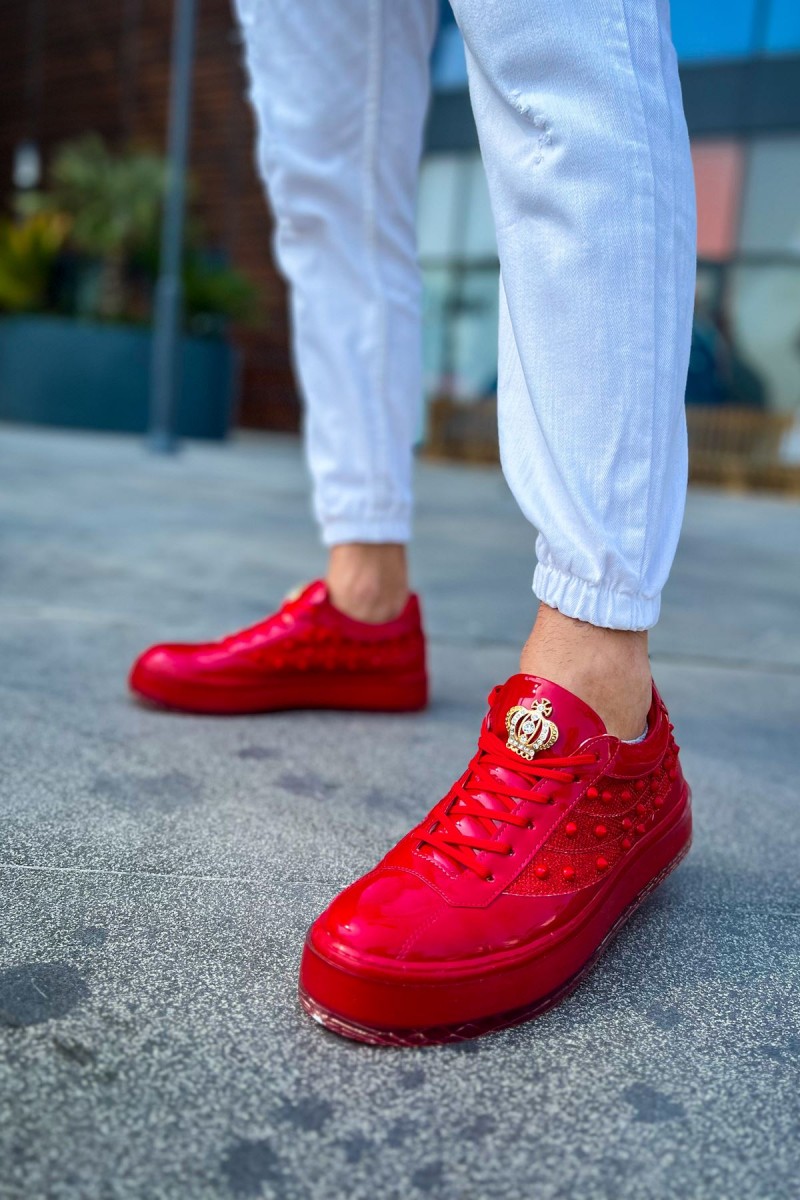 Erkek Sneaker - Kırmızı  - 975
