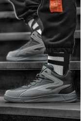 Erkek Bilekli Sneaker - Siyah Gri- DS3.1204