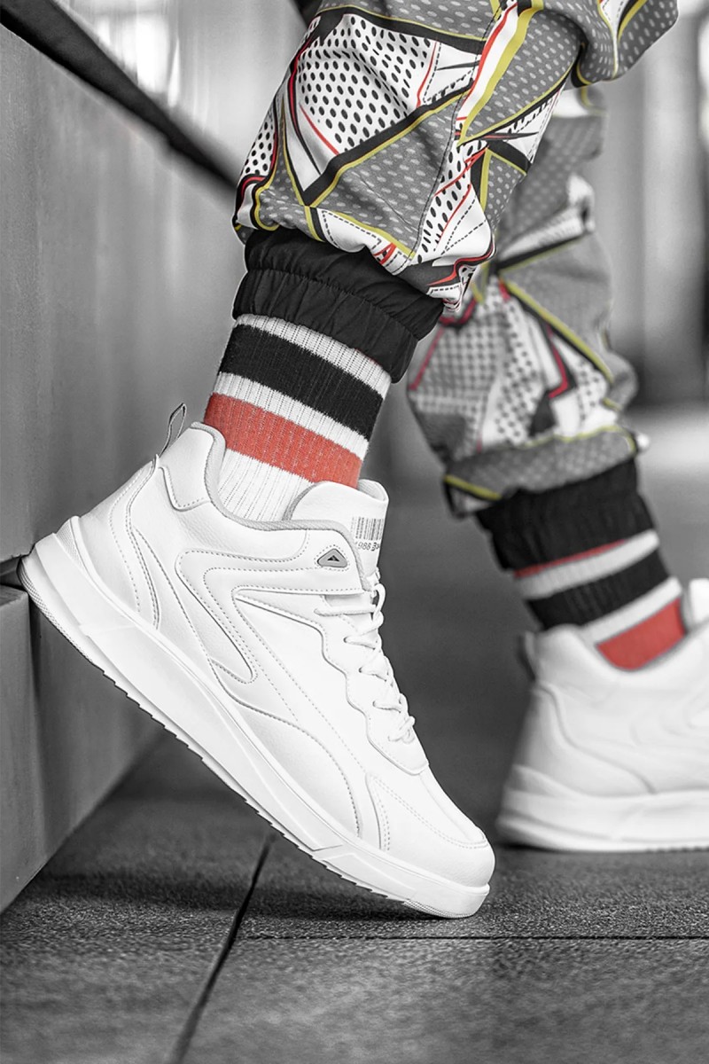 Erkek Bilekli Sneaker - Beyaz - DS3.1204