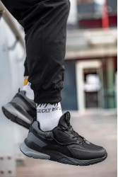 Erkek Sneaker - Siyah Gri - DS3.1205