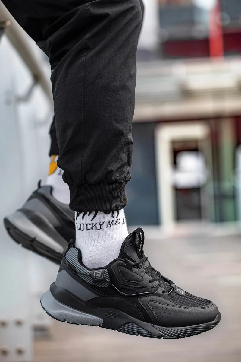 Erkek Sneaker - Siyah Gri - DS3.1205