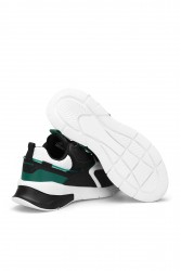 Erkek Sneaker - Siyah Beyaz Yeşil - DS3.1205