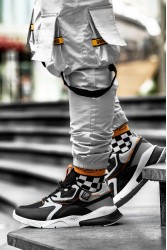 Erkek Sneaker - Siyah Beyaz Buz - DS3.1205
