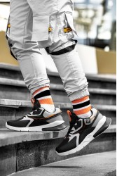 Erkek Sneaker - Siyah Beyaz Buz - DS3.1205