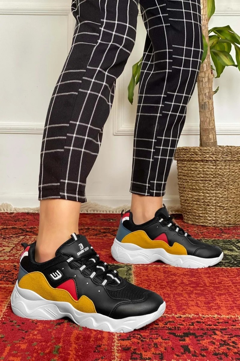 Kadın Sneaker - Siyah Hardal - DS3.5100