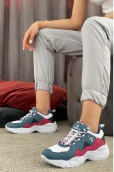 Kadın Sneker - Beyaz Mavi - DS3.5100