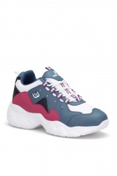 Kadın Sneker - Beyaz Mavi - DS3.5100