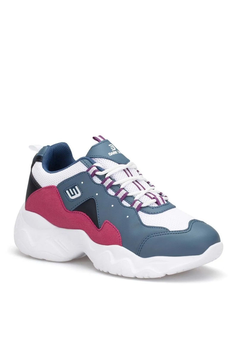 Kadın Sneker - Beyaz Mavi - DS3.5100