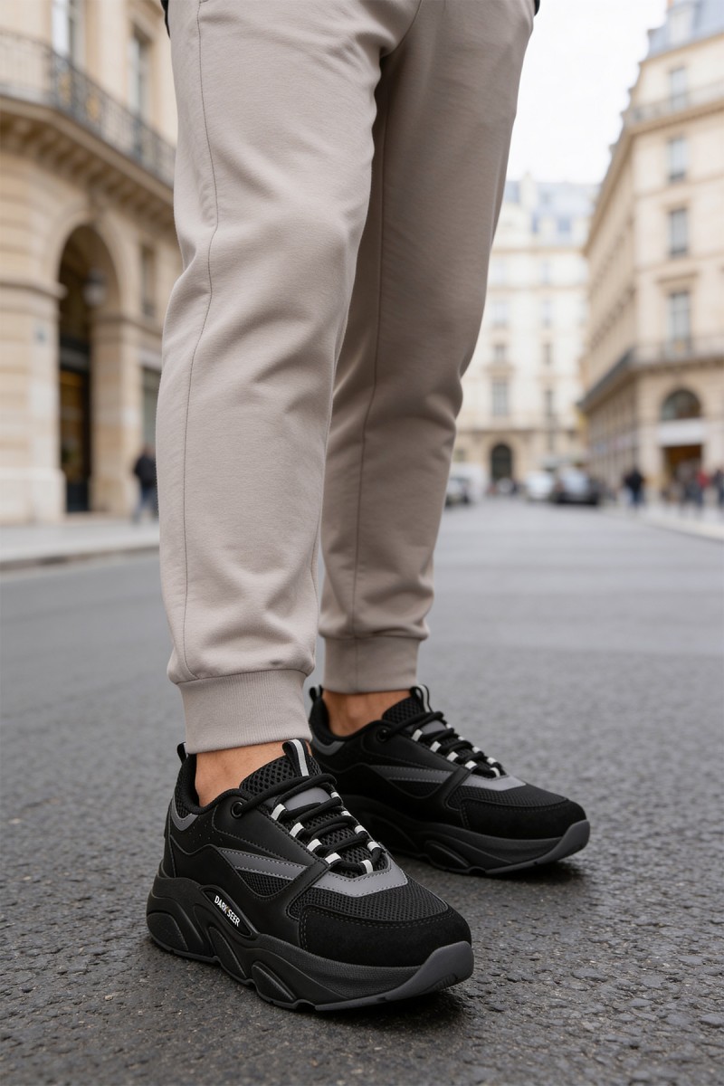 Erkek Sneaker - Siyah - 1838