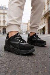 Erkek Sneaker - Siyah - 1838