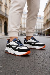 Erkek Sneaker - Beyaz Mavi - 1838