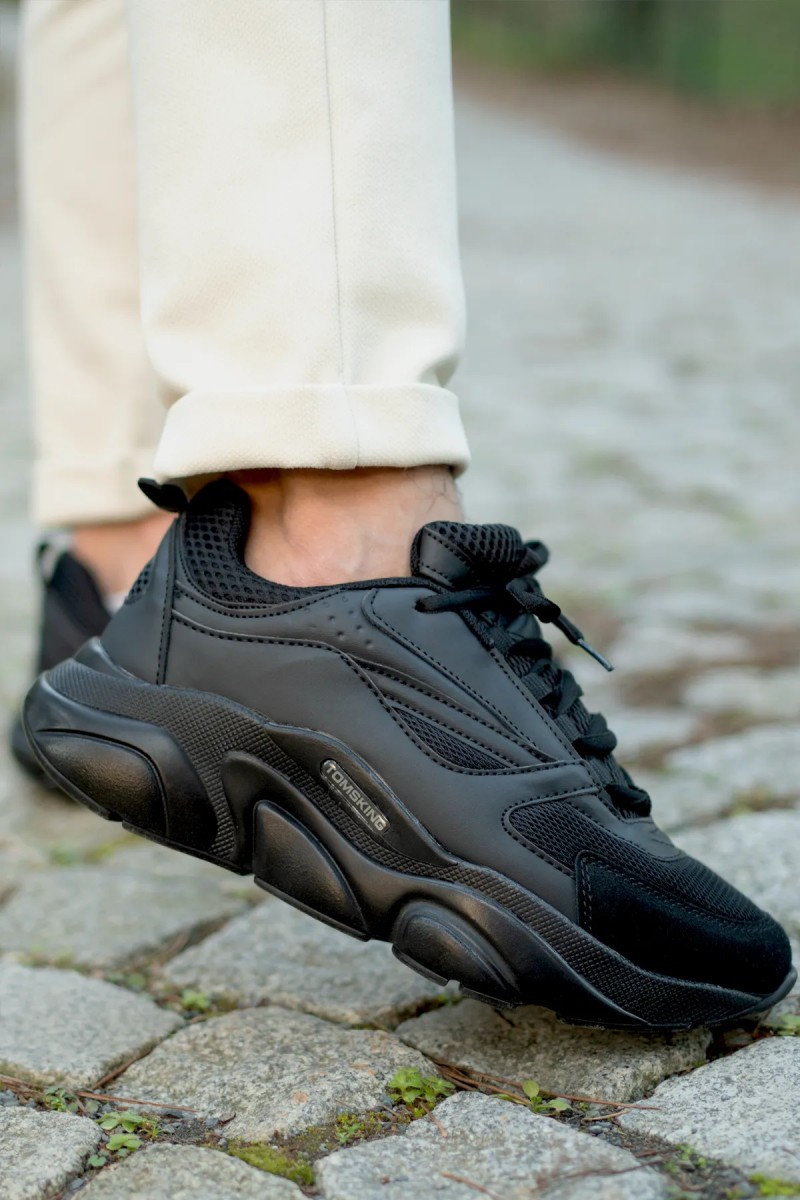 Erkek Sneaker - Full Siyah - DS.MJ1838