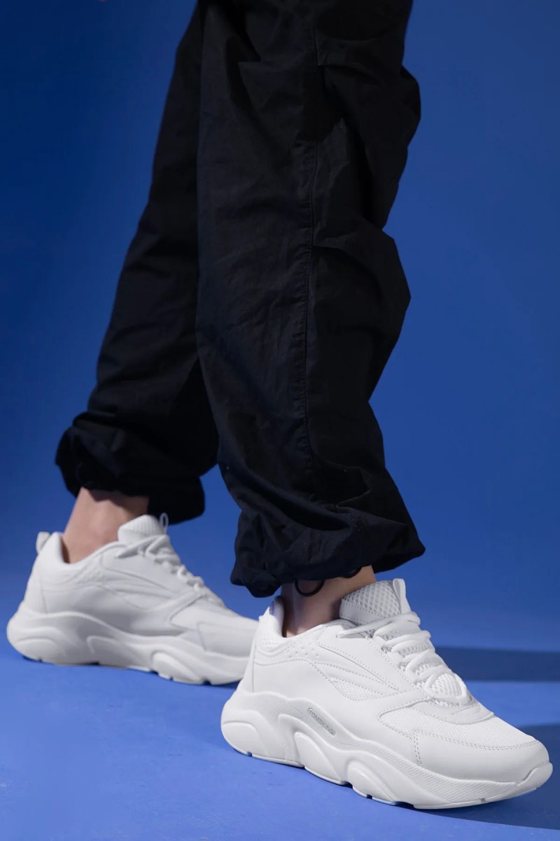 Erkek Sneaker - Full Beyaz - DS.MJ1838