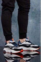 Erkek Sneaker - Beyaz Mavi - DS.MJ1838