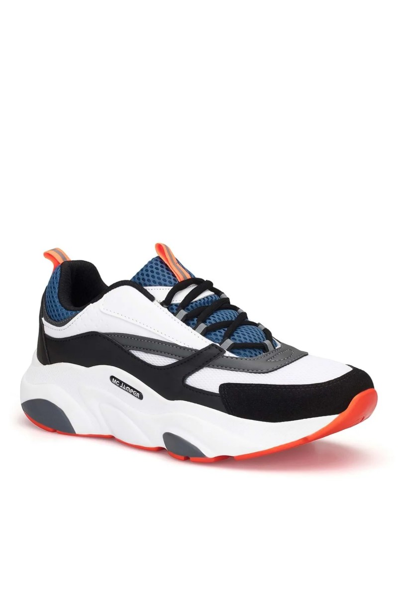 Erkek Sneaker - Beyaz Mavi - DS.MJ1838