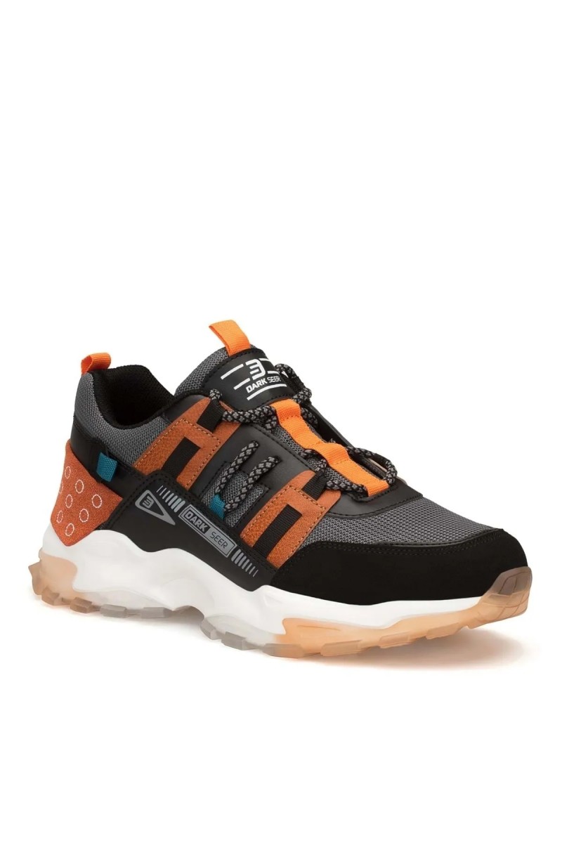 Erkek Sneaker - Siyah Turuncu - Albers