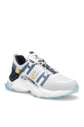 Erkek Sneaker - Beyaz Mavi - Albers