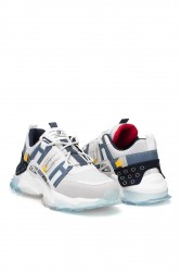 Erkek Sneaker - Beyaz Mavi - Albers