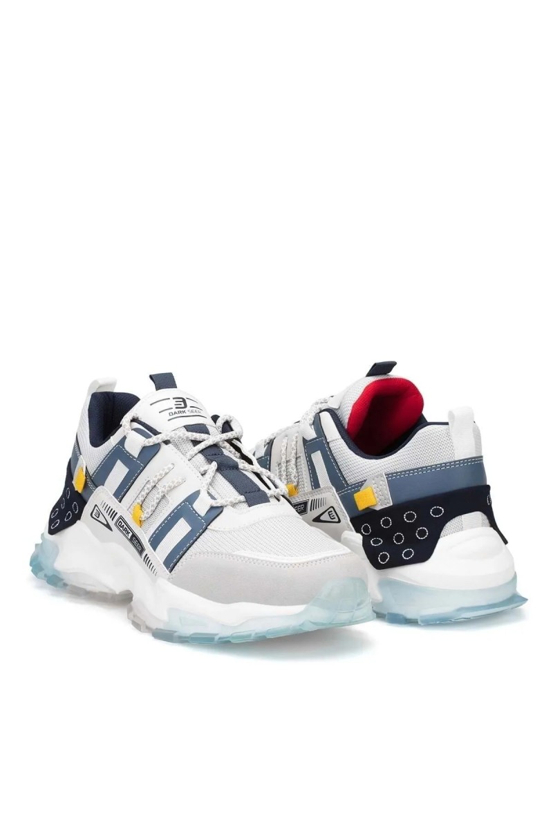 Erkek Sneaker - Beyaz Mavi - Albers