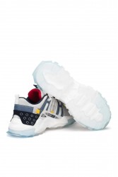 Erkek Sneaker - Beyaz Mavi - Albers