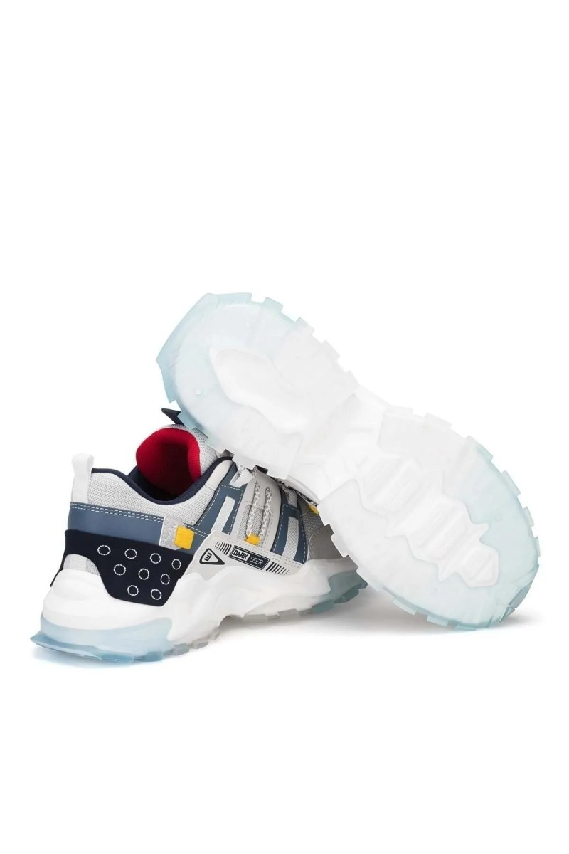 Erkek Sneaker - Beyaz Mavi - Albers