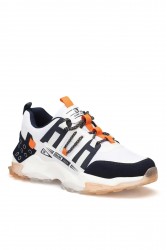 Erkek Sneaker - Beyaz Turuncu - Albers
