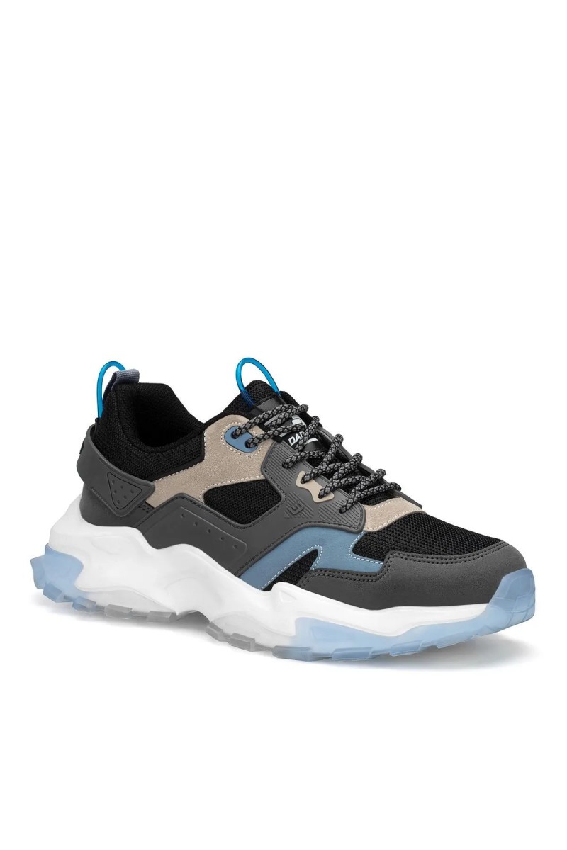 Erkek Sneaker - Siyah Mavi - Gestor