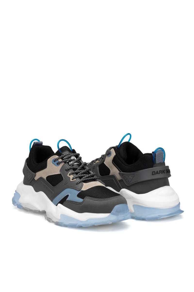 Erkek Sneaker - Siyah Mavi - Gestor