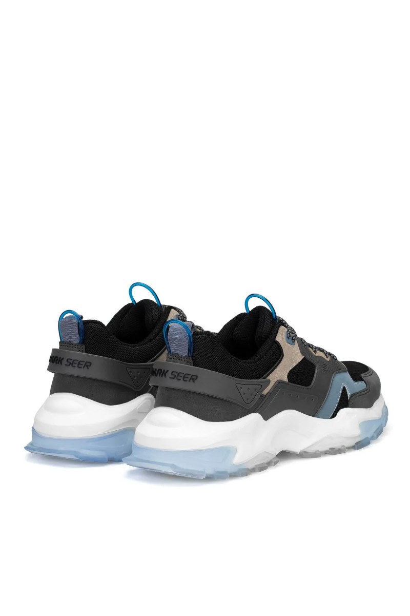 Erkek Sneaker - Siyah Mavi - Gestor