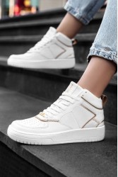 Kadın Bilekli Sneaker - Beyaz - DS Maya