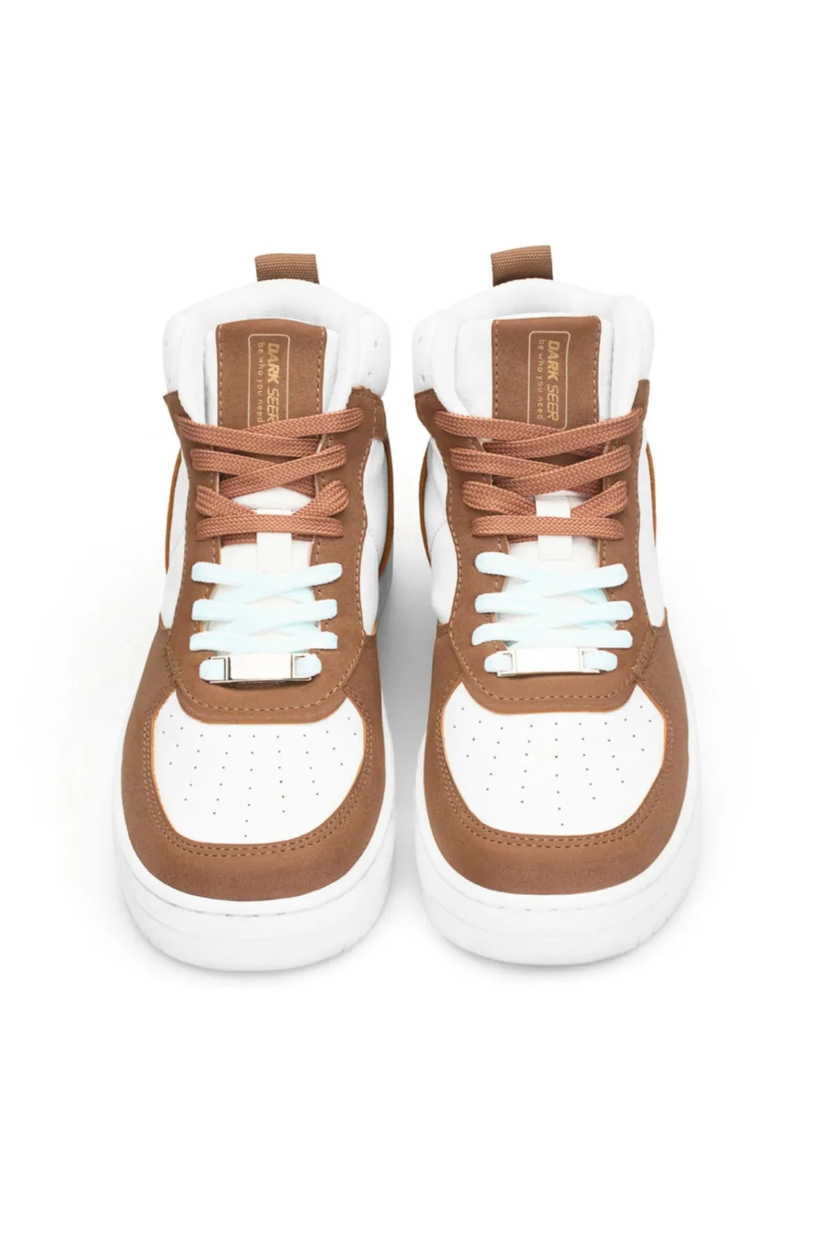 Kadın Bilekli Sneaker - Beyaz Taba - DS Maya