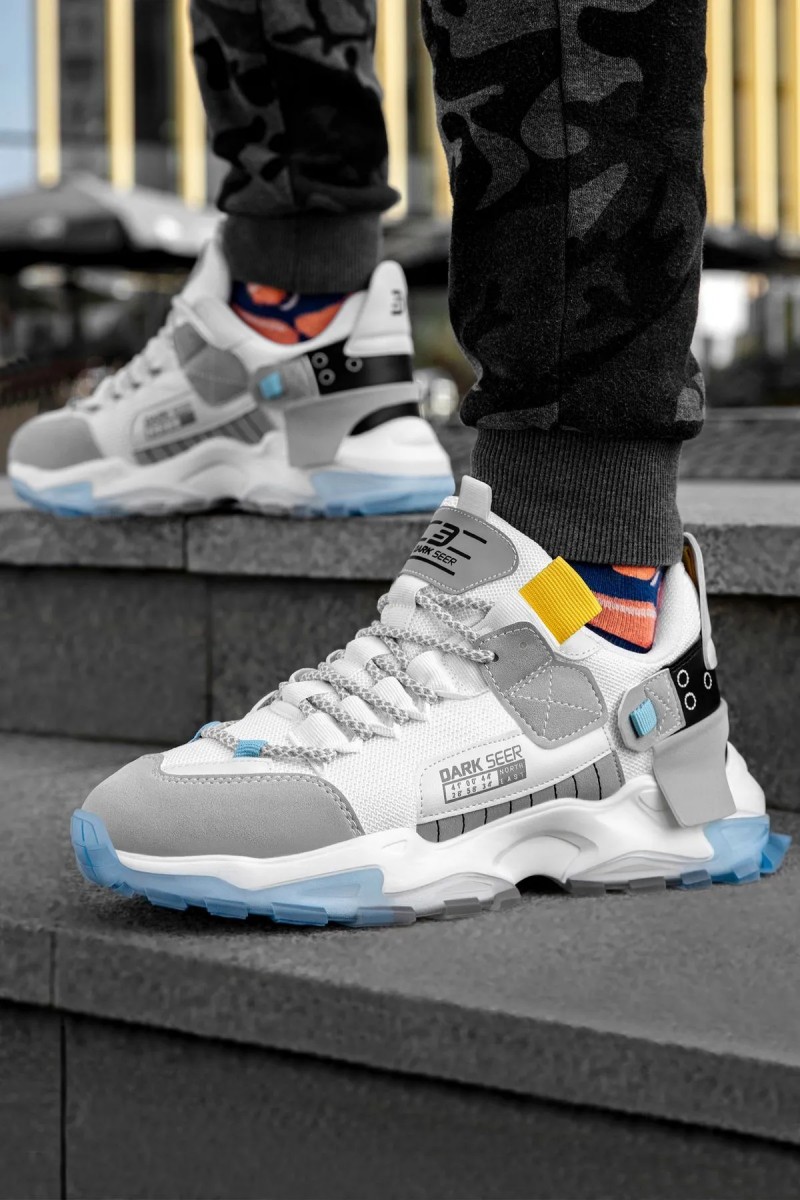 Erkek Sneaker - Beyaz Mavi - Nordes