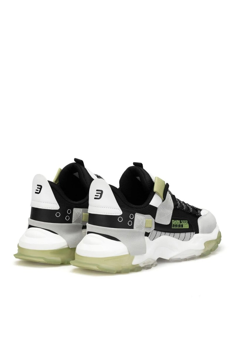 Erkek Sneaker - Siyah Yeşil - Nordes