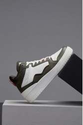 Kadın Bilekli Sneaker - Beyaz Yeşil - DS Violet