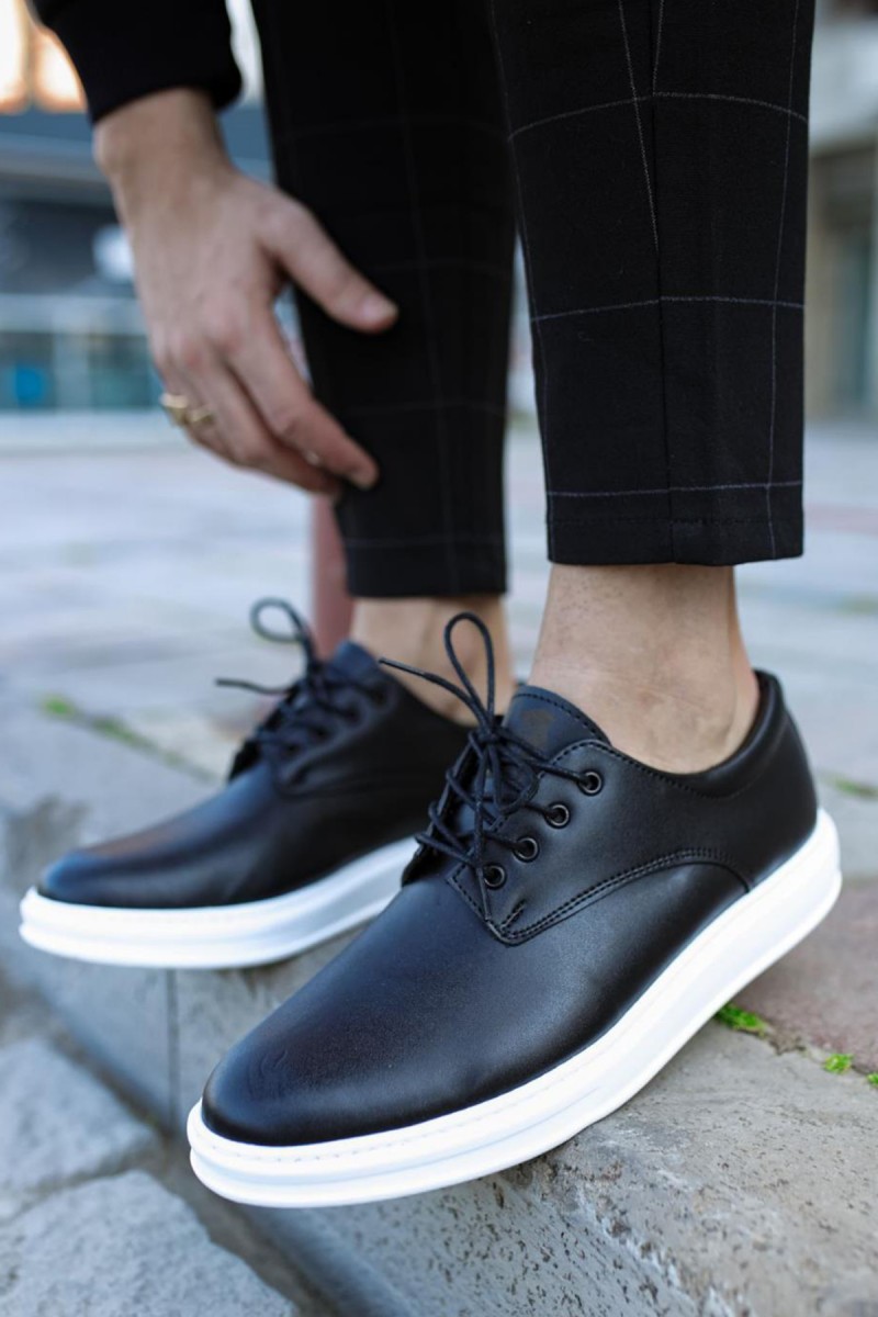 Erkek Sneaker - Siyah Beyaz - 001