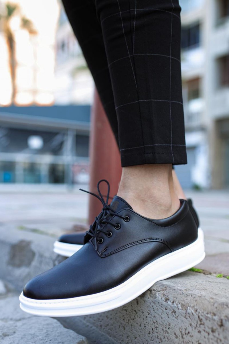 Erkek Sneaker - Siyah Beyaz - 001