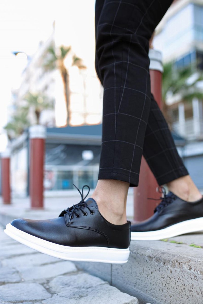 Erkek Sneaker - Siyah Beyaz - 001