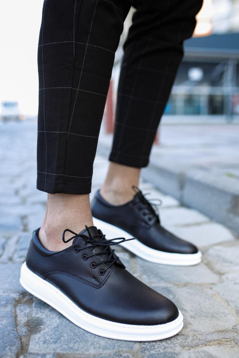 Erkek Sneaker - Siyah Beyaz - 001