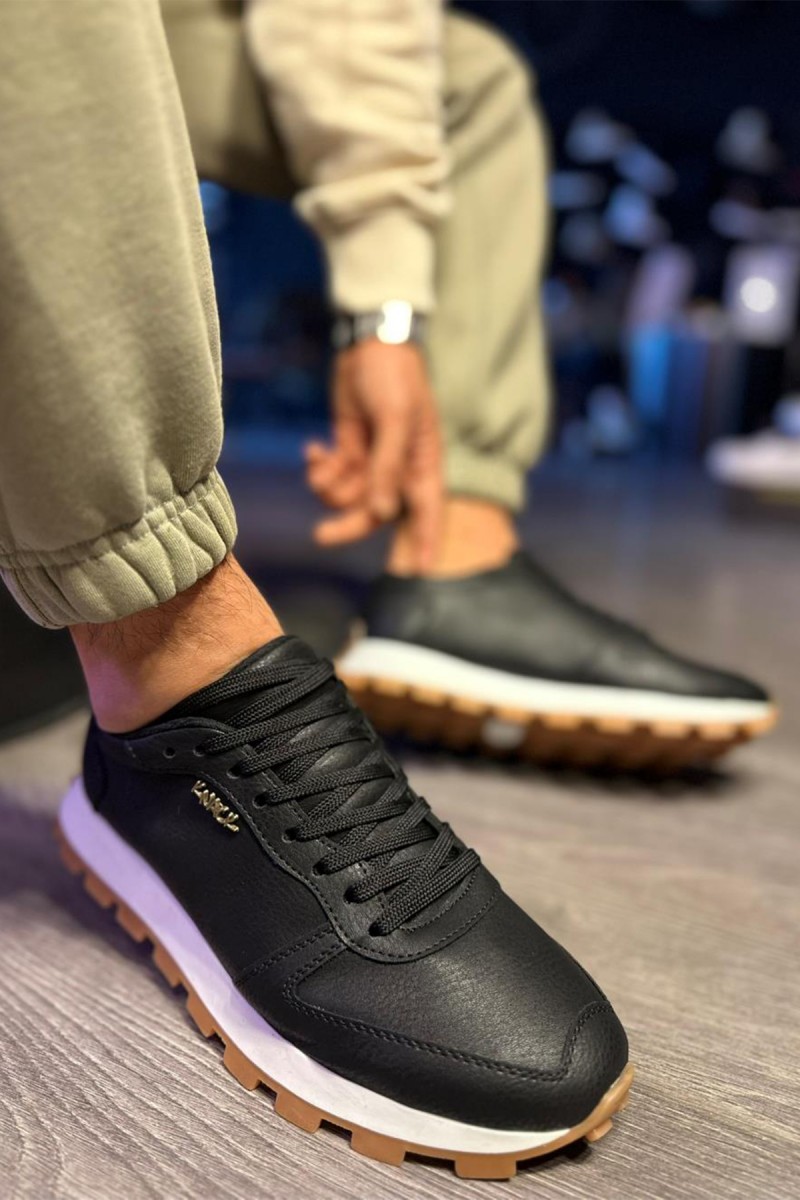 Erkek Sneaker - Siyah Beyaz - 002