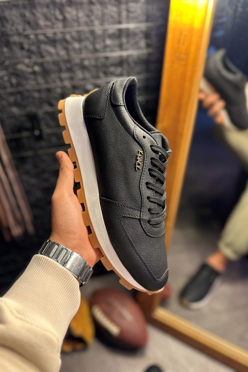 Erkek Sneaker - Siyah Beyaz - 002
